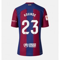 Fotbalové Dres Barcelona Jules Kounde #23 Dámské Domácí 2023-24 Krátký Rukáv